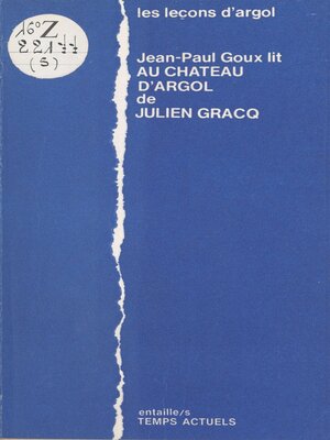 cover image of Les Leçons d'Argol